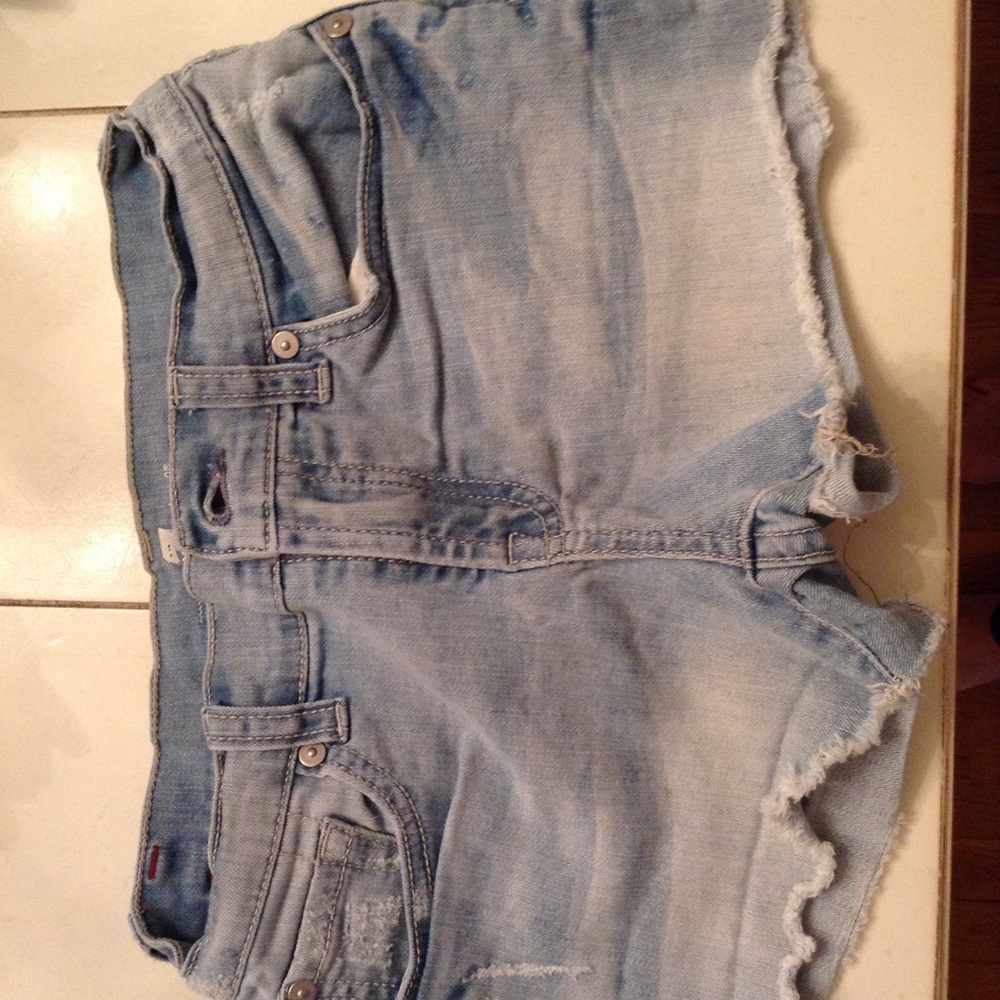 Girls Designer denim 7 for all Mankind Jean shorts